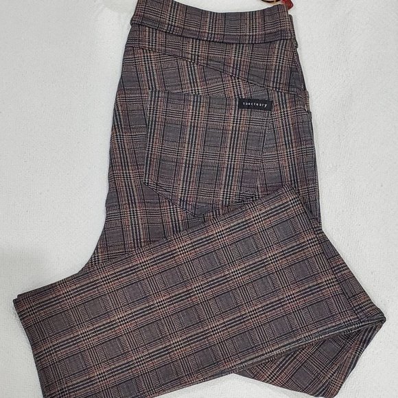Sanctuary Pants – Plaid, Size S Petite, Inseam 24.5 - Picture 1 of 5